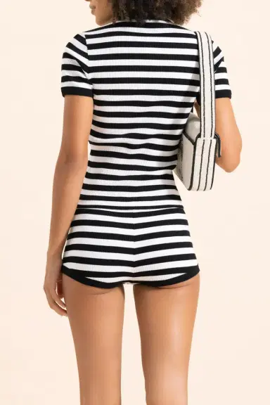 Patou Ribbed Stripe Tee | Thumbnail 4