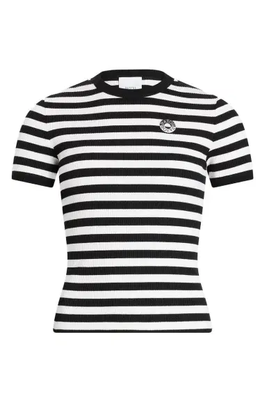 Patou Ribbed Stripe Tee | Thumbnail 1