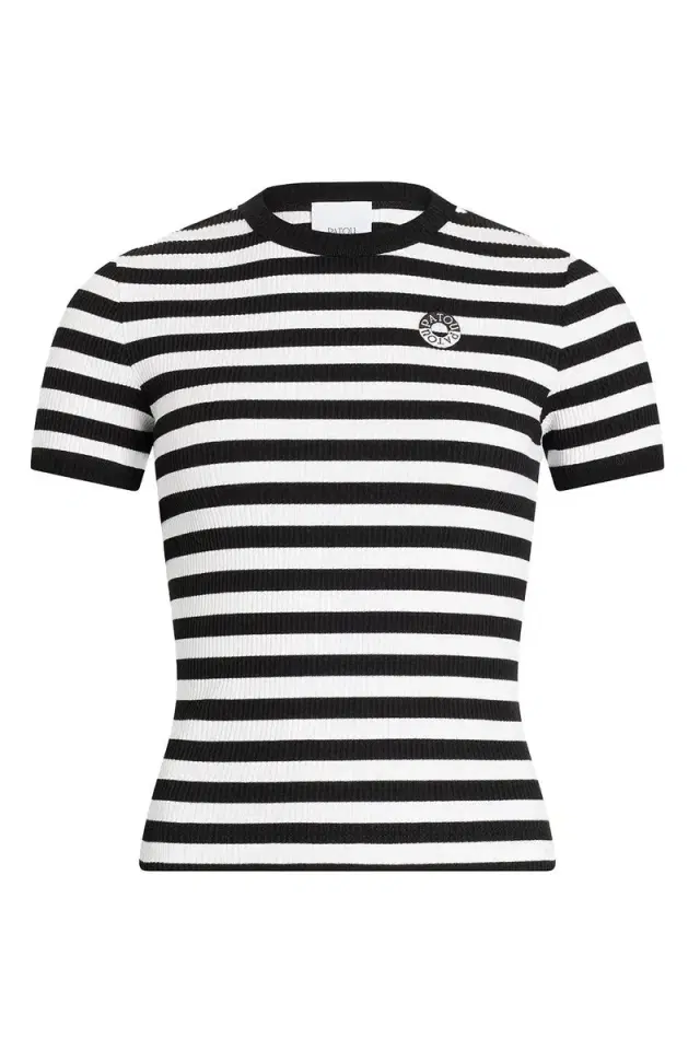 Ribbed Stripe Tee