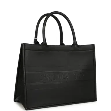 Dior Christian Dior Medium Book Tote Black Calfskin | Thumbnail 2 Dior Christian Dior Medium Book Tote Black Calfskin | Thumbnail 2
