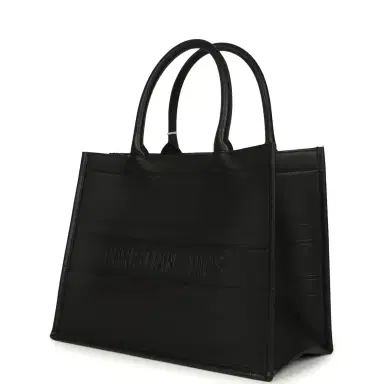 Dior Christian Dior Medium Book Tote Black Calfskin | Thumbnail 3 Dior Christian Dior Medium Book Tote Black Calfskin | Thumbnail 3