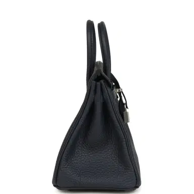 HERMÈS Hermes Birkin 25 Bleu Nuit Togo Palladium Hardware | Thumbnail 4 HERMÈS Hermes Birkin 25 Bleu Nuit Togo Palladium Hardware | Thumbnail 4