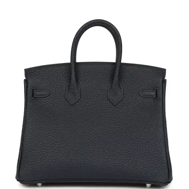 HERMÈS Hermes Birkin 25 Bleu Nuit Togo Palladium Hardware | Thumbnail 5 HERMÈS Hermes Birkin 25 Bleu Nuit Togo Palladium Hardware | Thumbnail 5
