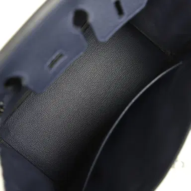 HERMÈS Hermes Birkin 25 Bleu Nuit Togo Palladium Hardware | Thumbnail 8 HERMÈS Hermes Birkin 25 Bleu Nuit Togo Palladium Hardware | Thumbnail 8