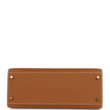 HERMÈS Hermes Kelly Sellier 28 Gold Epsom Gold Hardware | Thumbnail 6 HERMÈS Hermes Kelly Sellier 28 Gold Epsom Gold Hardware | Thumbnail 6