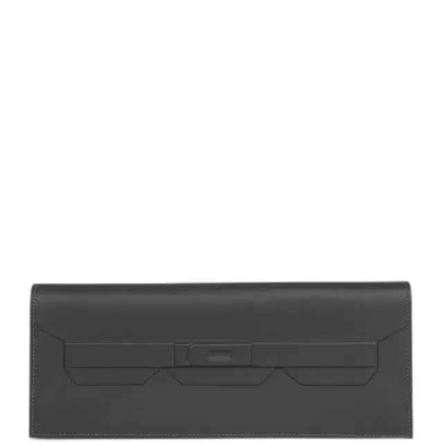 Hermes Shadow Birkin Clutch Ardoise Swift