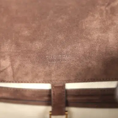 The Row The Row Soft Margaux 17 Bag Mocha Suede Gold Hardware | Thumbnail 13 The Row The Row Soft Margaux 17 Bag Mocha Suede Gold Hardware | Thumbnail 13