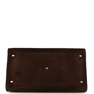 The Row The Row Soft Margaux 17 Bag Mocha Suede Gold Hardware | Thumbnail 7 The Row The Row Soft Margaux 17 Bag Mocha Suede Gold Hardware | Thumbnail 7