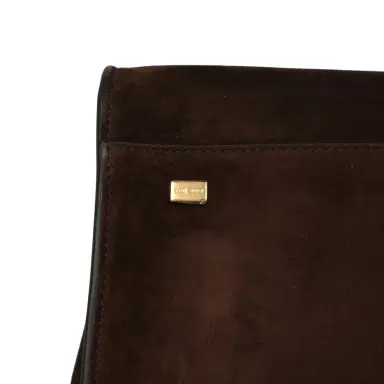 The Row The Row Soft Margaux 17 Bag Mocha Suede Gold Hardware | Thumbnail 8 The Row The Row Soft Margaux 17 Bag Mocha Suede Gold Hardware | Thumbnail 8
