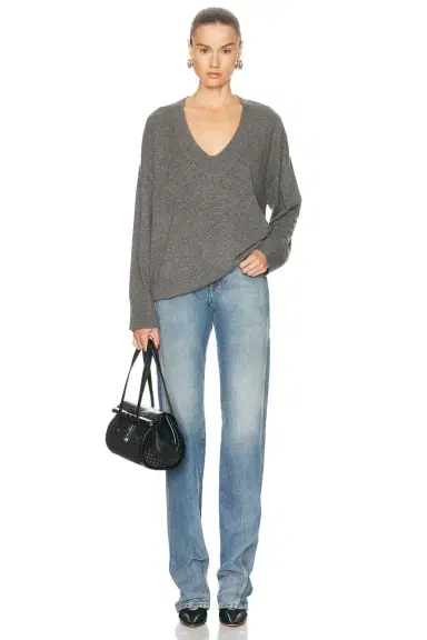 Maison Margiela High Waist Straight Leg | Thumbnail 5 Maison Margiela High Waist Straight Leg | Thumbnail 5