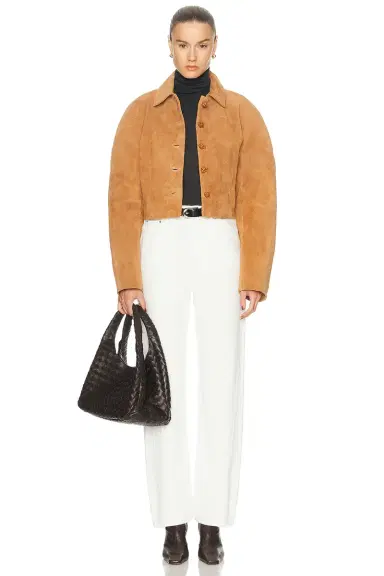 RÓHE Rounded Textured Suede Jacket | Thumbnail 5 RÓHE Rounded Textured Suede Jacket | Thumbnail 5