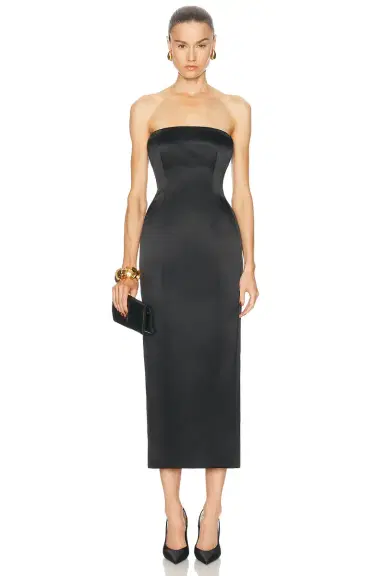 NICHOLAS Kasia Strapless Layered Bustier Dress | Thumbnail 1