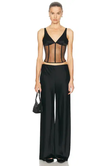 Kiki de Montparnasse Soie Corset Tank Top | Thumbnail 4 Kiki de Montparnasse Soie Corset Tank Top | Thumbnail 4
