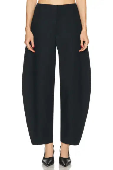 EAVES Mai Sculptural Compact Suiting Ankle Pant | Thumbnail 3