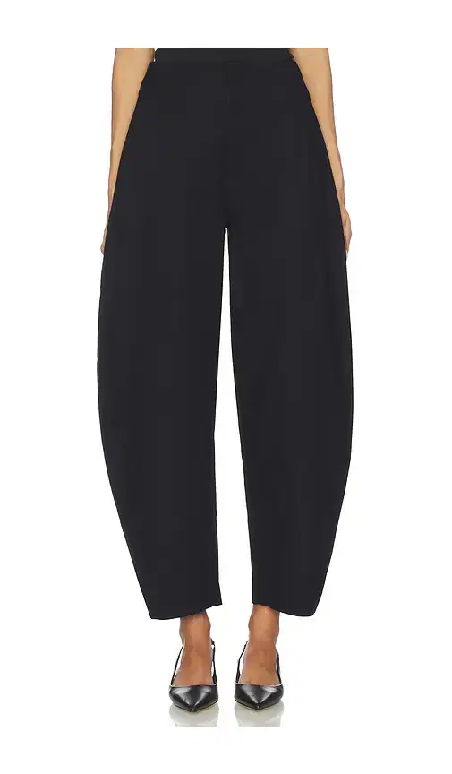 EAVES Mai Sculptural Compact Suiting Ankle Pant