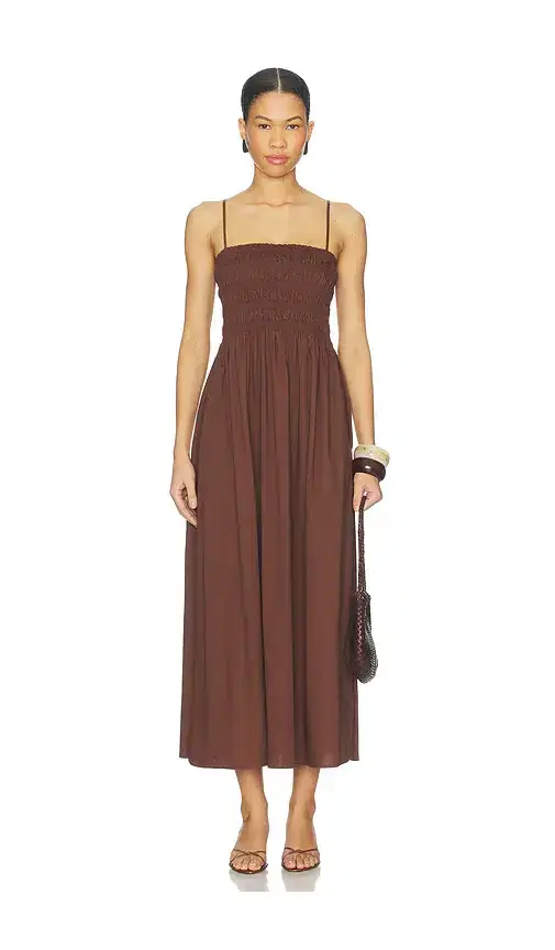 Bianca Shirred Bodice Dress