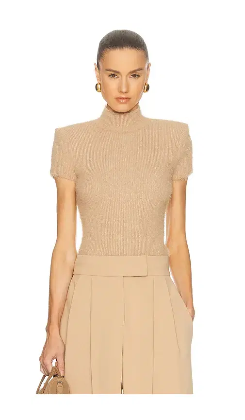 Camila Coelho Gabbi Brushed Knit Top