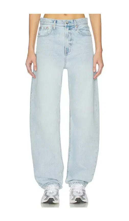 Wes High Rise Barrel Jeans