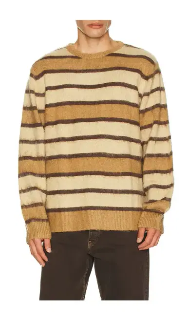 Rhythm Mohair Striped Knit Sweater | Thumbnail 1 Rhythm Mohair Striped Knit Sweater | Thumbnail 1