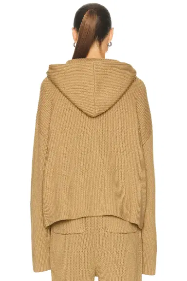 Aya Muse Knit Zip Up Hoodie | Thumbnail 6