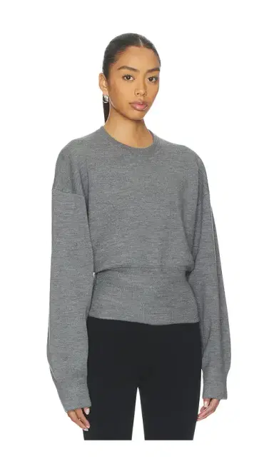 EAVES Carlie Double Faced Blouson Crewneck | Thumbnail 2