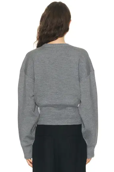 EAVES Carlie Double Faced Blouson Crewneck | Thumbnail 5