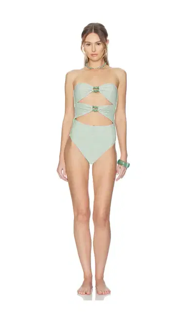 DEVON WINDSOR Amii Lurex One Piece | Thumbnail 1 DEVON WINDSOR Amii Lurex One Piece | Thumbnail 1