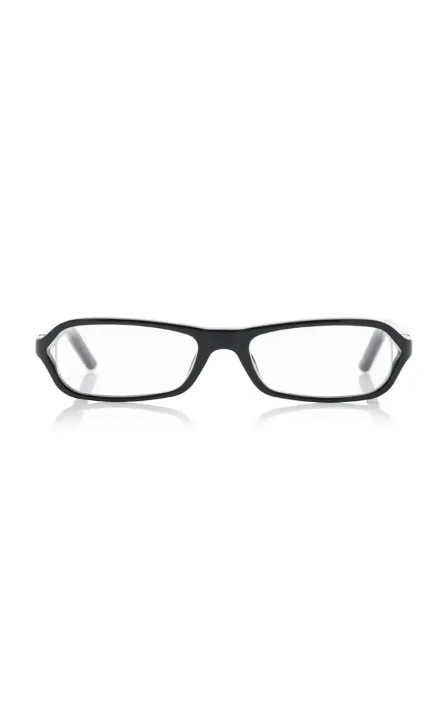Jacquemus Slim Square-Frame Acetate Glasses