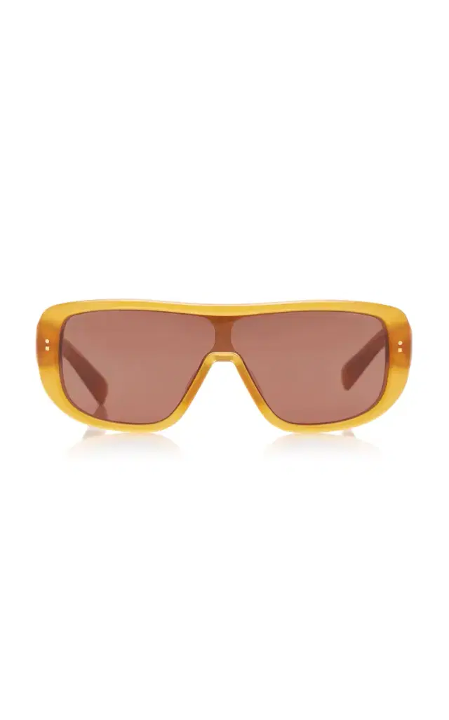 Aviator-Frame Acetate Sunglasses
