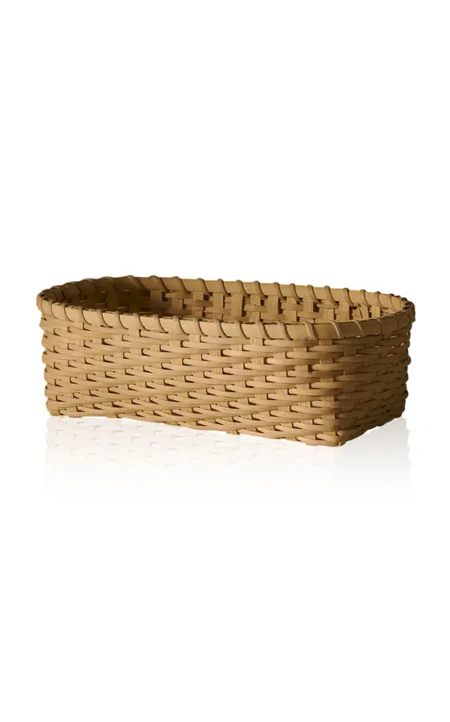 Herringbone Bread Rattan Basket - Neutral