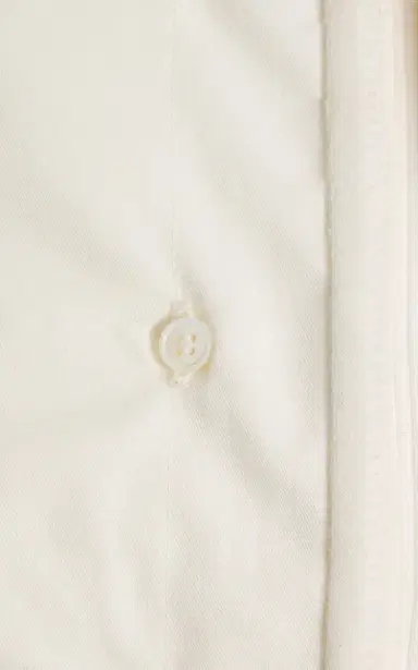 Lemaire Asymmetric Fitted Cotton-Linen Top | Thumbnail 5 Lemaire Asymmetric Fitted Cotton-Linen Top | Thumbnail 5