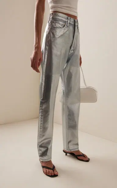 AGOLDE 90’s Coated Mid-Rise Loose-Fit Jeans | Thumbnail 3 AGOLDE 90’s Coated Mid-Rise Loose-Fit Jeans | Thumbnail 3