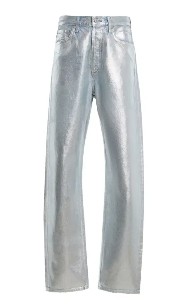 Agolde 90’s Coated Mid-Rise Loose-Fit Jeans