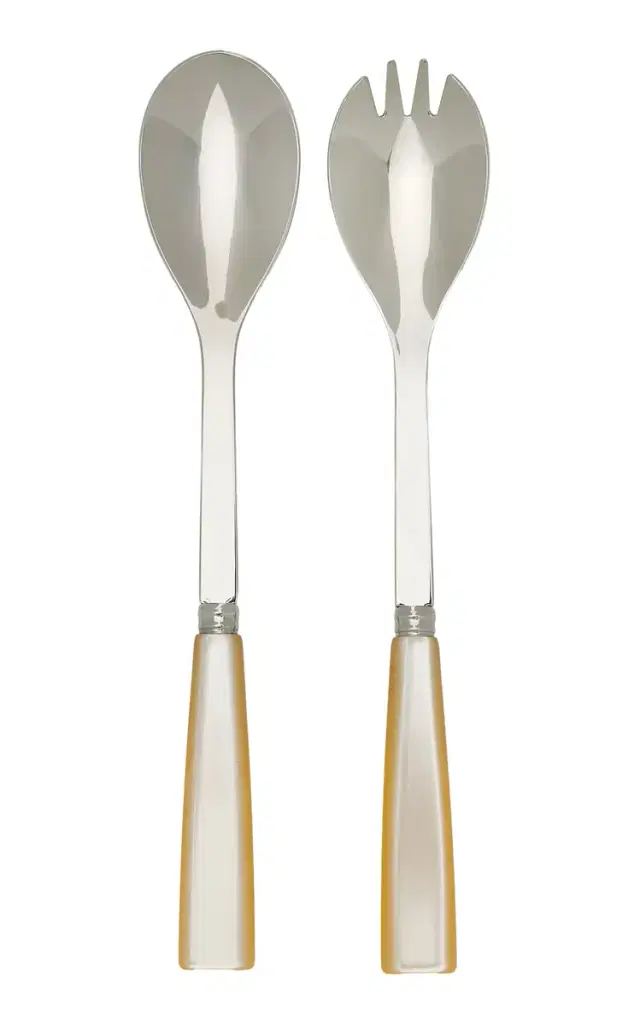 Icône Salad Cutlery Set - White