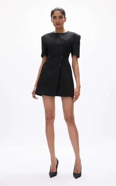 Rachel Gilbert Sergio Button-Up Mini Dress | Thumbnail 5