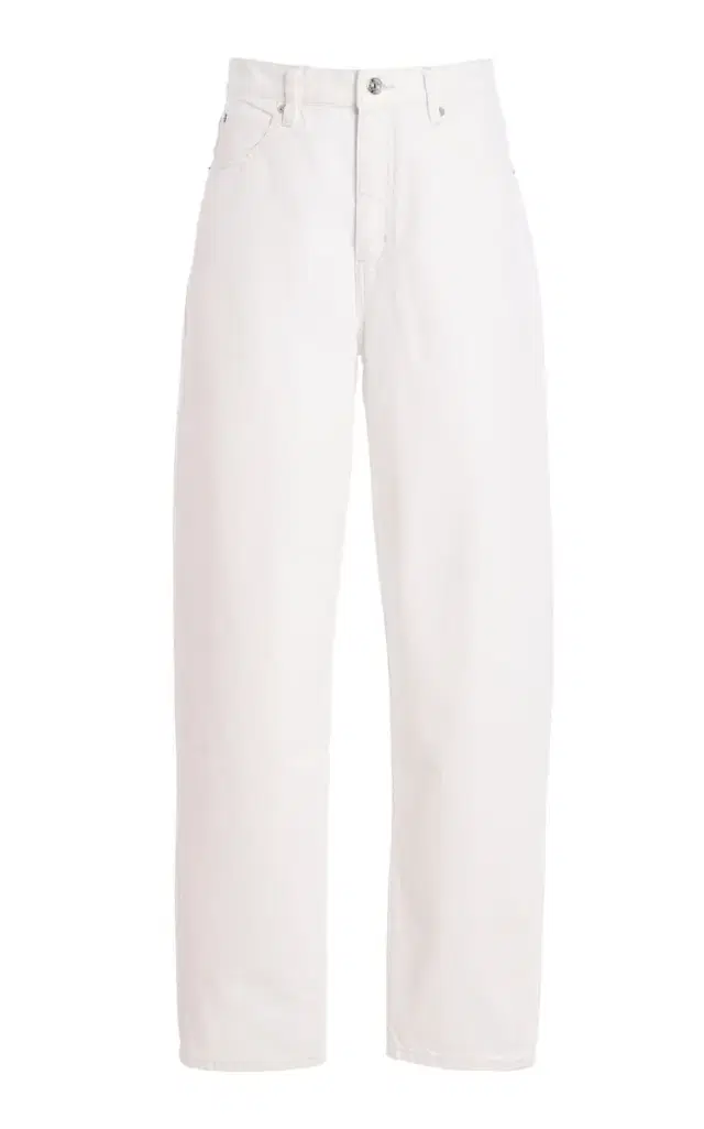 FRAME The Neat Rigid High-Rise Barrel-Leg Jeans