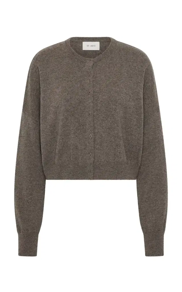 Cropped Cashmere Cardigan