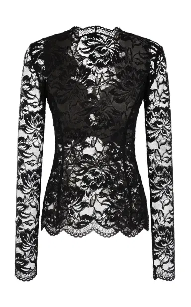 Rabanne Scalloped Stretch-Lace Top | Thumbnail 6 Rabanne Scalloped Stretch-Lace Top | Thumbnail 6