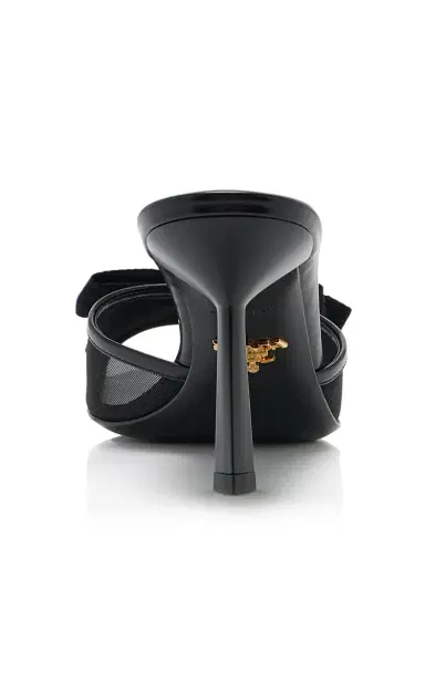 Prada Bow-Detailed Mesh Mules | Thumbnail 5 Prada Bow-Detailed Mesh Mules | Thumbnail 5