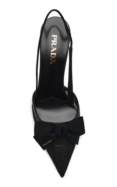 Prada Bow-Detailed Mesh Slingback Pumps | Thumbnail 3 Prada Bow-Detailed Mesh Slingback Pumps | Thumbnail 3