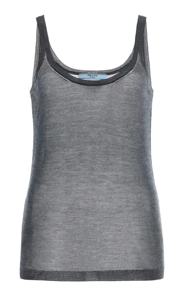 Prada Cashmere-Silk Tank Top