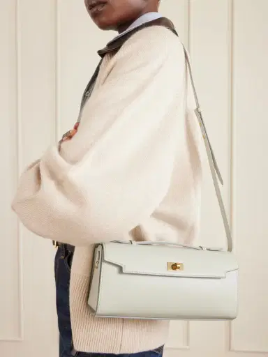 Anya Hindmarch Mortimer Textured-leather Clutch | Thumbnail 2