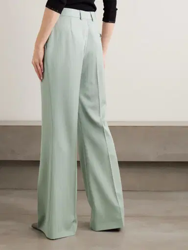 Stella McCartney Striped Wool-jacquard Flared Pants | Thumbnail 4 Stella McCartney Striped Wool-jacquard Flared Pants | Thumbnail 4