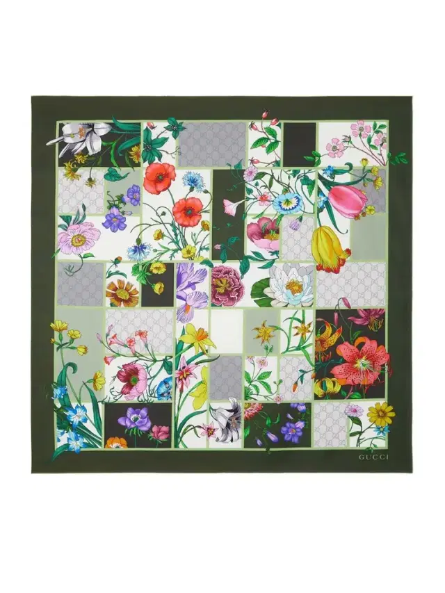 Printed Silk-twill Scarf