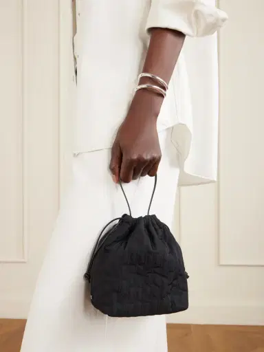 Valesque Bonnet Leather-trimmed Quilted Nylon Shoulder Bag | Thumbnail 2 Valesque Bonnet Leather-trimmed Quilted Nylon Shoulder Bag | Thumbnail 2