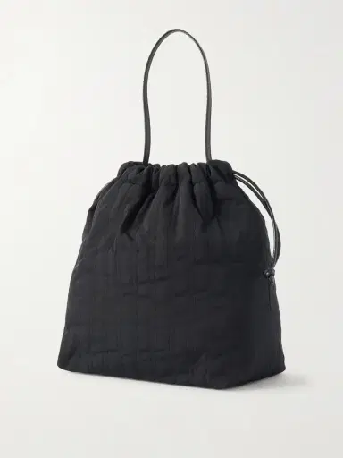 Valesque Bonnet Leather-trimmed Quilted Nylon Shoulder Bag | Thumbnail 4 Valesque Bonnet Leather-trimmed Quilted Nylon Shoulder Bag | Thumbnail 4
