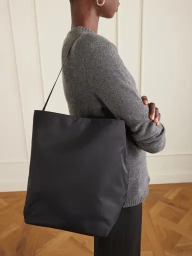 Valesque Bucket Leather-trimmed Shell Tote | Thumbnail 2 Valesque Bucket Leather-trimmed Shell Tote | Thumbnail 2