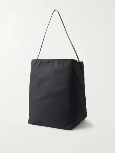 Valesque Bucket Leather-trimmed Shell Tote | Thumbnail 4 Valesque Bucket Leather-trimmed Shell Tote | Thumbnail 4