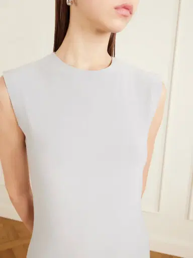 Norma Kamali Satin-crepe Mini Dress | Thumbnail 4