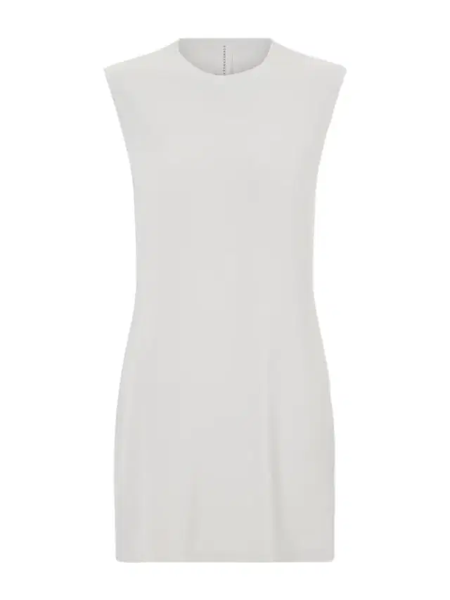 Norma Kamali Satin-crepe Mini Dress